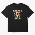 Front Print France Soccer World Cup 2026 - French Fan Gift T-Shirt_84561762 Classic T-Shirt Live for the Drama of FIFA World Cup 2026 USA Canada Mexico for Fans of Neymar and England, France and Netherlands, Bringing Sports Nostalgia, International