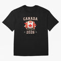 Front Print Canada Soccer World Cup 2026 - Canadian Fan Gift T-Shirt_84561562 Classic T-Shirt Share FIFA World Cup 2026 Group Stage Connected to Haaland and Mbappe, Argentina and Brazil Energy, Worldwide Fan Energy, Dramatic Goals, Stadium Lights