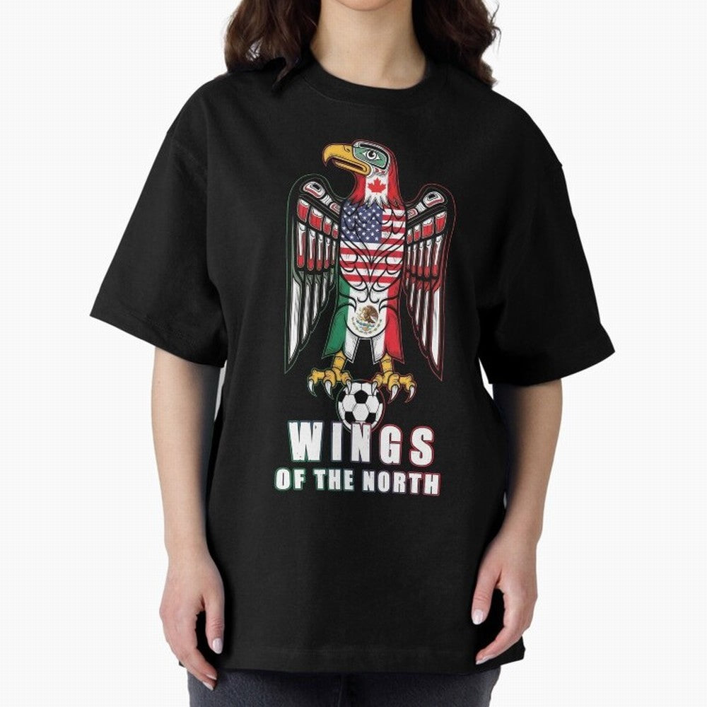 Eagle of the Americas - United Wings 2026 Classic T-Shirt Show Your Love for FIFA World Cup 2026 Group Stage for Fans of CR7 and Argentina, France and Brazil, Bringing Classic Soccer Heritage, Championship Pressure, Fan Loyalty and International