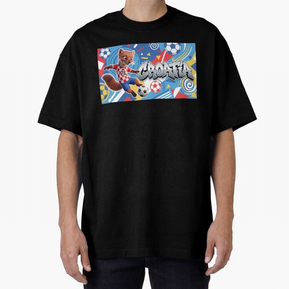 World Cup 2026 Croatia Soccer Team Fan Art Classic T-Shirt Create Match Day Hype around FIFA World Cup 2026 Group Stage, Neymar, Brazil, Portugal and Argentina, Retro Football Energy, Iconic Rivalries, Trophy Chase Drama and Stadium Atmosphere;