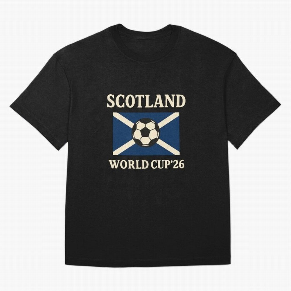 Scotland World Cup 2026 Oversized T-Shirt Celebrate Rivalries and Pride in FIFA World Cup 2026 Group Stage for Fans of Messi and Cristiano Ronaldo and England, Bringing Global Supporter Spirit, Legendary Goals, National Colors and Tournament