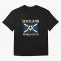 Scotland World Cup 2026 Oversized T-Shirt Celebrate Rivalries and Pride in FIFA World Cup 2026 Group Stage for Fans of Messi and Cristiano Ronaldo and England, Bringing Global Supporter Spirit, Legendary Goals, National Colors and Tournament