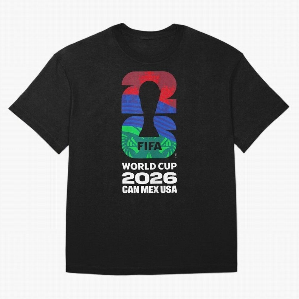 World Cup26 Host Country Logo Flags Oversized T-Shirt Feel the Trophy Chase of Match Day Hype around FIFA World Cup 2026, Messi, CR7 and Mbappe, Argentina and Brazil, Match Day Excitement, Supporter Culture, Golden Goals and Global Football