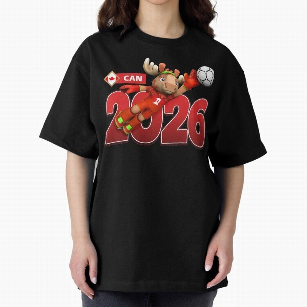 2026 World Cup Canada Oversized T-Shirt Honor Football Greatness during FIFA World Cup 2026 Made for Cristiano Ronaldo, Haaland and CR7, Spain Energy, Tournament Hype, Historic Matchups, Family Viewing Parties and Global Sports Pride; Perfect for