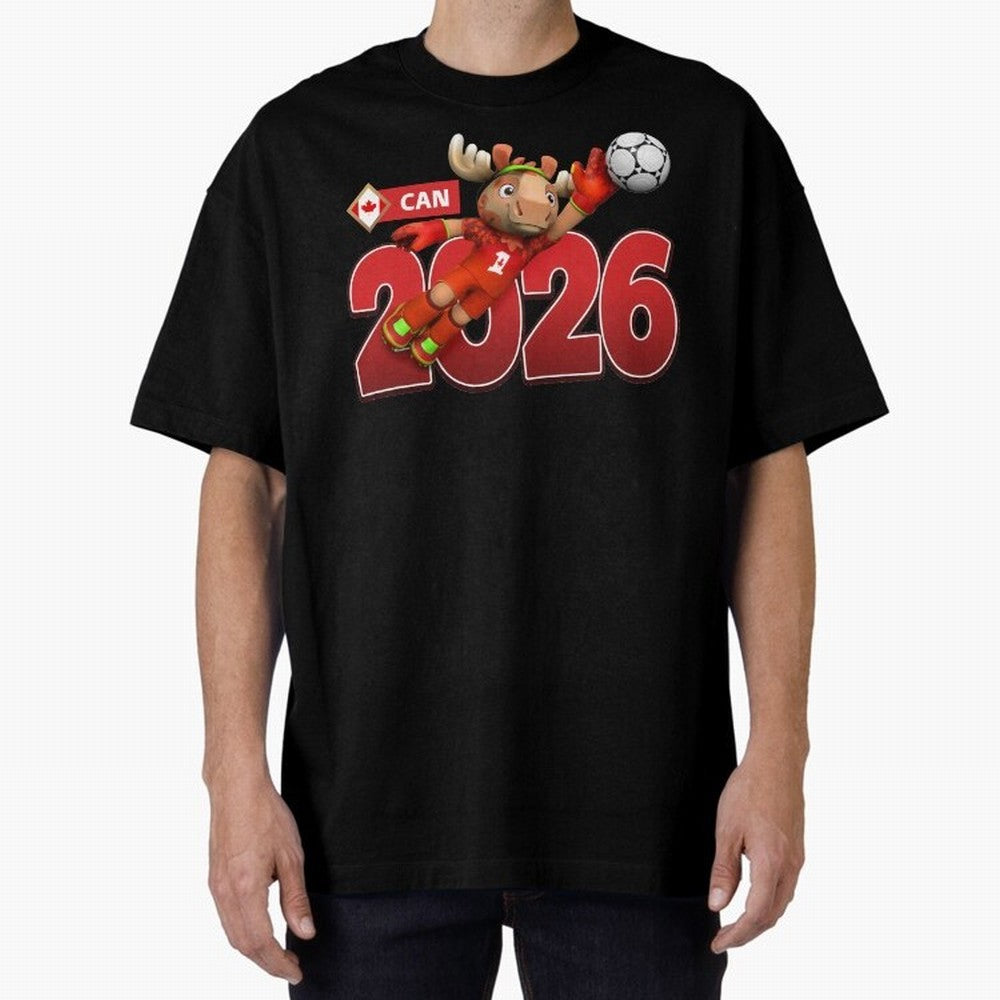 2026 World Cup Canada Oversized T-Shirt Honor Football Greatness during FIFA World Cup 2026 Made for Cristiano Ronaldo, Haaland and CR7, Spain Energy, Tournament Hype, Historic Matchups, Family Viewing Parties and Global Sports Pride; Perfect for