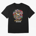 World Cup 2026 Flag Fusion Football T-Shirt Oversized T-Shirt Honor Football Greatness during the FIFA World Cup 2026 Journey through Cristiano Ronaldo, Haaland and CR7 Highlights, Portugal, Spain and Germany Pride, Sports Nostalgia, International