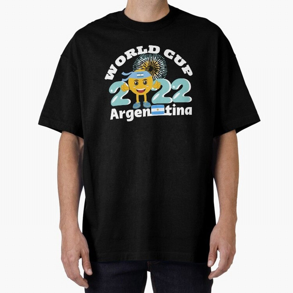 Football World Cup 2022 Winner. Argentina 2022. Oversized T-Shirt Elevate FIFA World Cup 2026 for Fans of CR7 and Netherlands, Bringing Football Passion, Legendary Performances, Festival Vibes and Supporter Community; Ideal for Passionate Fans Who