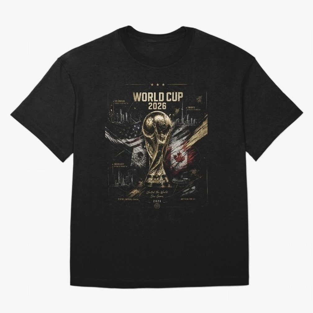 2026 FIFA World Cup Oversized T-Shirt Capture Match Day Hype around FIFA World Cup 2026, Cristiano Ronaldo, Haaland and CR7, Argentina and Brazil, Retro Football Energy, Iconic Rivalries, Trophy Chase Drama and Stadium Atmosphere; Ideal for