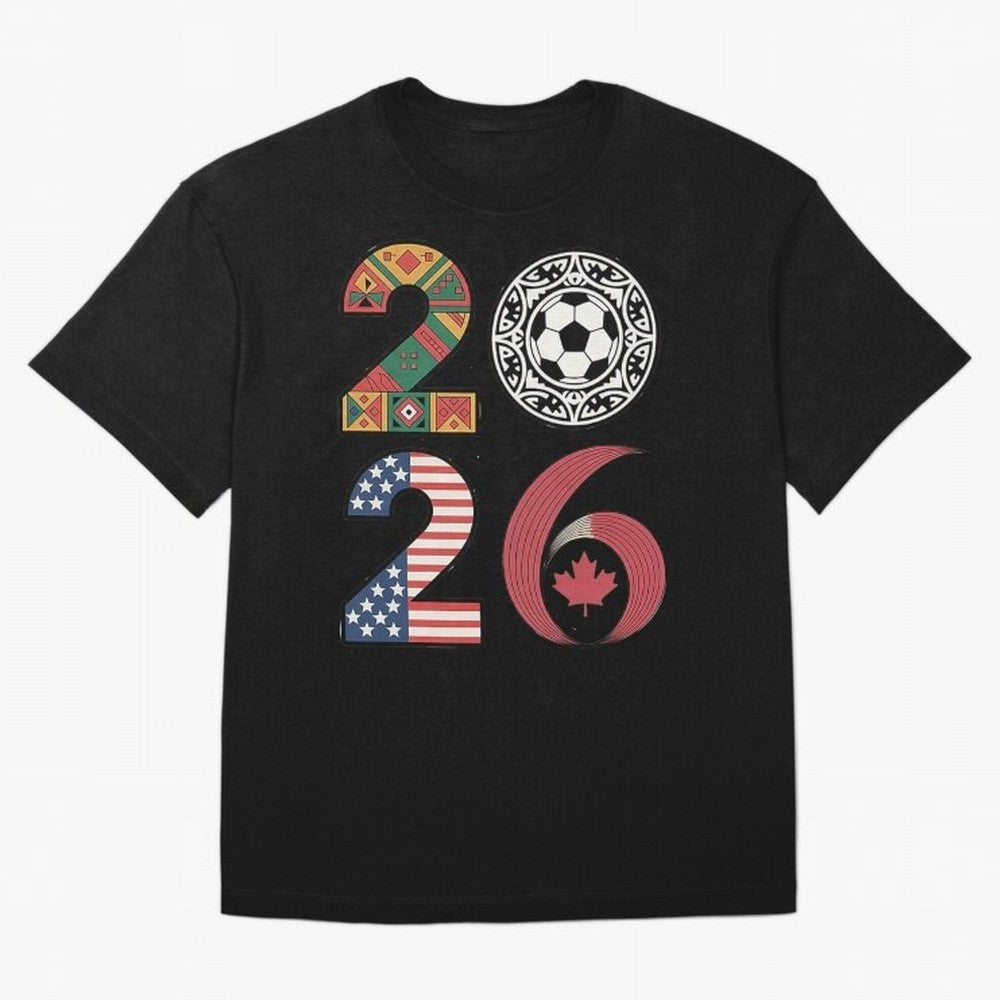 2026 Football Countries Oversized T-Shirt Fuel the Hype around FIFA World Cup 2026 USA Canada Mexico for Fans of Messi and England, Bringing Champion Mindset, Group Stage Buzz, Knockout Tension and Passionate Fan Culture; Built for Supporters