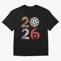 2026 Football Countries Design Usa Canada Mexico Inspired Oversized T-Shirt Honor the Beautiful Game during FIFA World Cup 2026 Group Stage Highlighting Messi, Argentina Energy, Championship Spirit, Famous Goals, Roaring Crowds and International