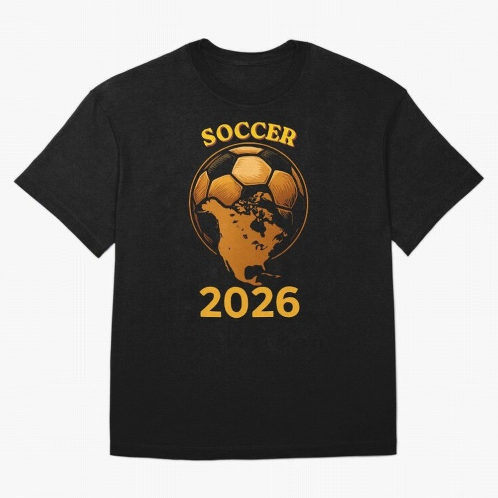 Soccer 2026 North America Football Fan Gift Shirt Oversized T-Shirt Celebrate Soccer Greatness during FIFA World Cup 2026 Spirit, Capturing Portugal, Cristiano Ronaldo, Sports Nostalgia, International Competition, Famous Players and Unforgettable