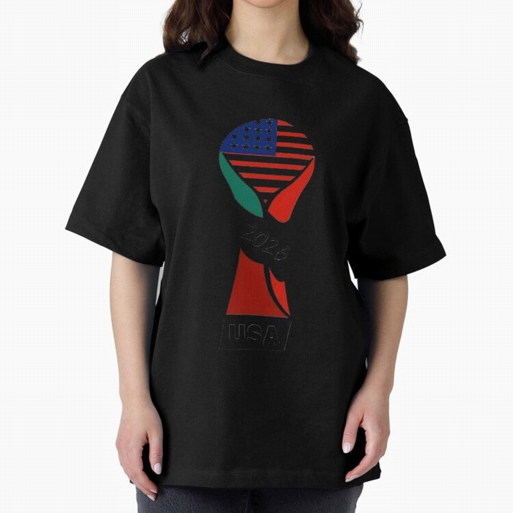 T-shirt usa FIFA world 2026 Oversized T-Shirt Bring Supporter Culture to Match Day Hype around FIFA World Cup 2026 USA Canada Mexico, CR7 and Messi, France and Portugal, Stadium Chants, National Pride, Trophy Dreams and Unforgettable Football
