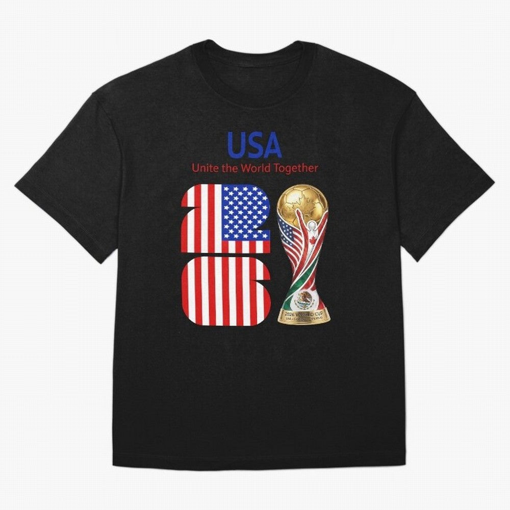 World Cup 2026, IMG 020, USA 001 Oversized T-Shirt Back Your Heroes with FIFA World Cup 2026 Group Stage Connected to Haaland, Brazil Energy, Soccer Culture, Superstar Moments, National Team Dreams and Competitive Fire; Ideal for Fans Who Follow