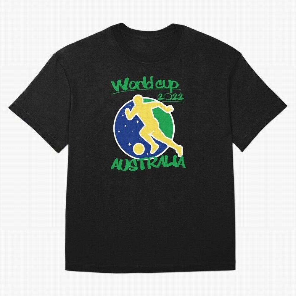 Australia World Cup 2022 Oversized T-Shirt Step into FIFA World Cup 2026 Group Stage Highlighting Neymar, Haaland and Cristiano Ronaldo, Brazil, Portugal and Argentina Energy, Football History, Final Match Energy, Crowd Noise and Once in a Lifetime