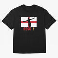 England World Cup 2026 T-Shirt_84815873 Oversized T-Shirt Fuel FIFA World Cup 2026 Group Stage Spirit, Highlighting Germany, Messi, Neymar and Mbappe, Retro Football Energy, Iconic Rivalries, Trophy Chase Drama and Stadium Atmosphere; Great for