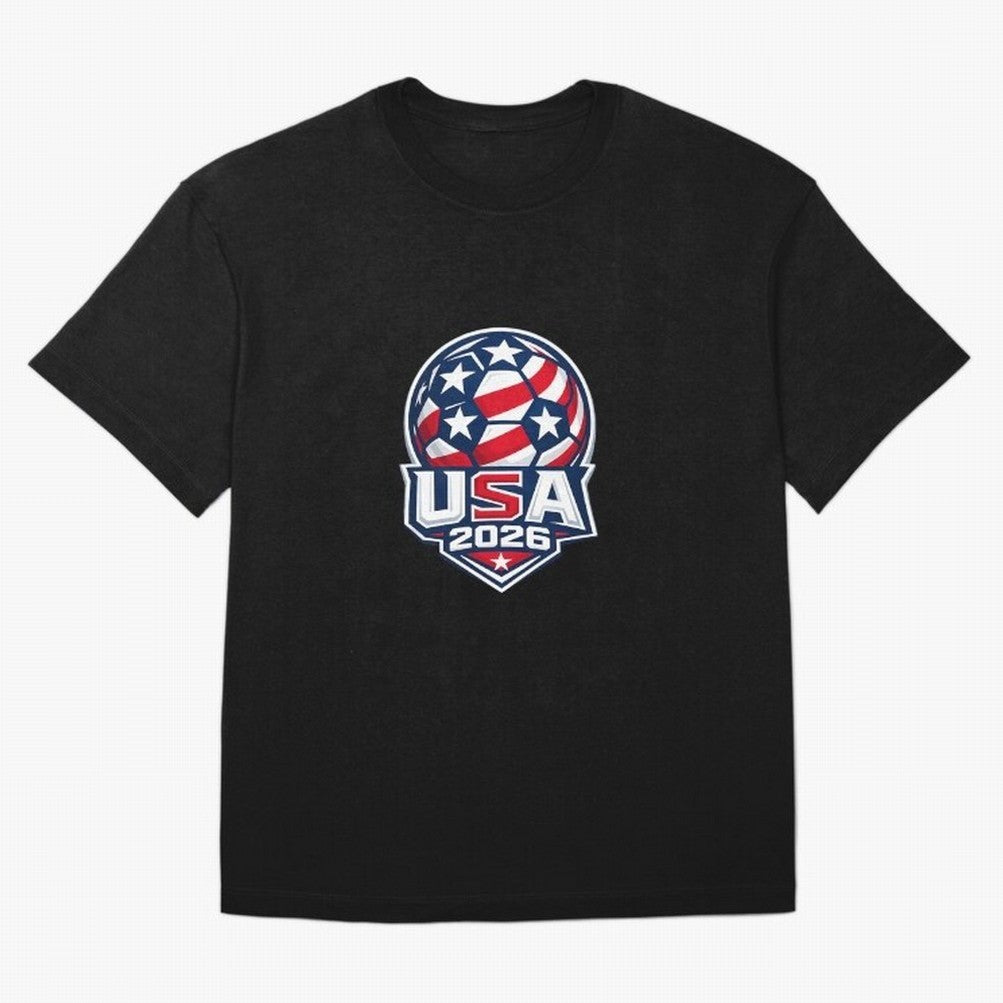Usa 2026 World Cup - Star Spangled Soccer - American Host Fan Oversized T-Shirt Cheer for Match Day Hype around FIFA World Cup 2026, Neymar, Haaland and Cristiano Ronaldo, Spain and Netherlands, Soccer Culture, Superstar Moments, National Team