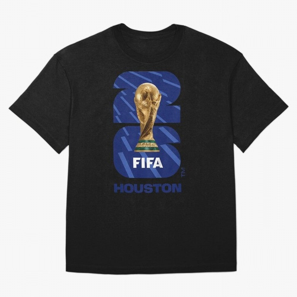 World Cup26 Houston Trophy Oversized T-Shirt Celebrate Fan Favorites in FIFA World Cup 2026 Inspired by Haaland and Mbappe, Brazil, Portugal and Argentina Energy, Football History, Final Match Energy, Crowd Noise and Once in a Lifetime Moments;