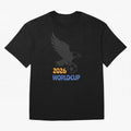 world cup 2026 Oversized T-Shirt Join the Global Buzz around Global Football Passion for FIFA World Cup 2026 USA Canada Mexico, Centered on Cristiano Ronaldo, Haaland and CR7, England, Championship Spirit, Famous Goals, Roaring Crowds and