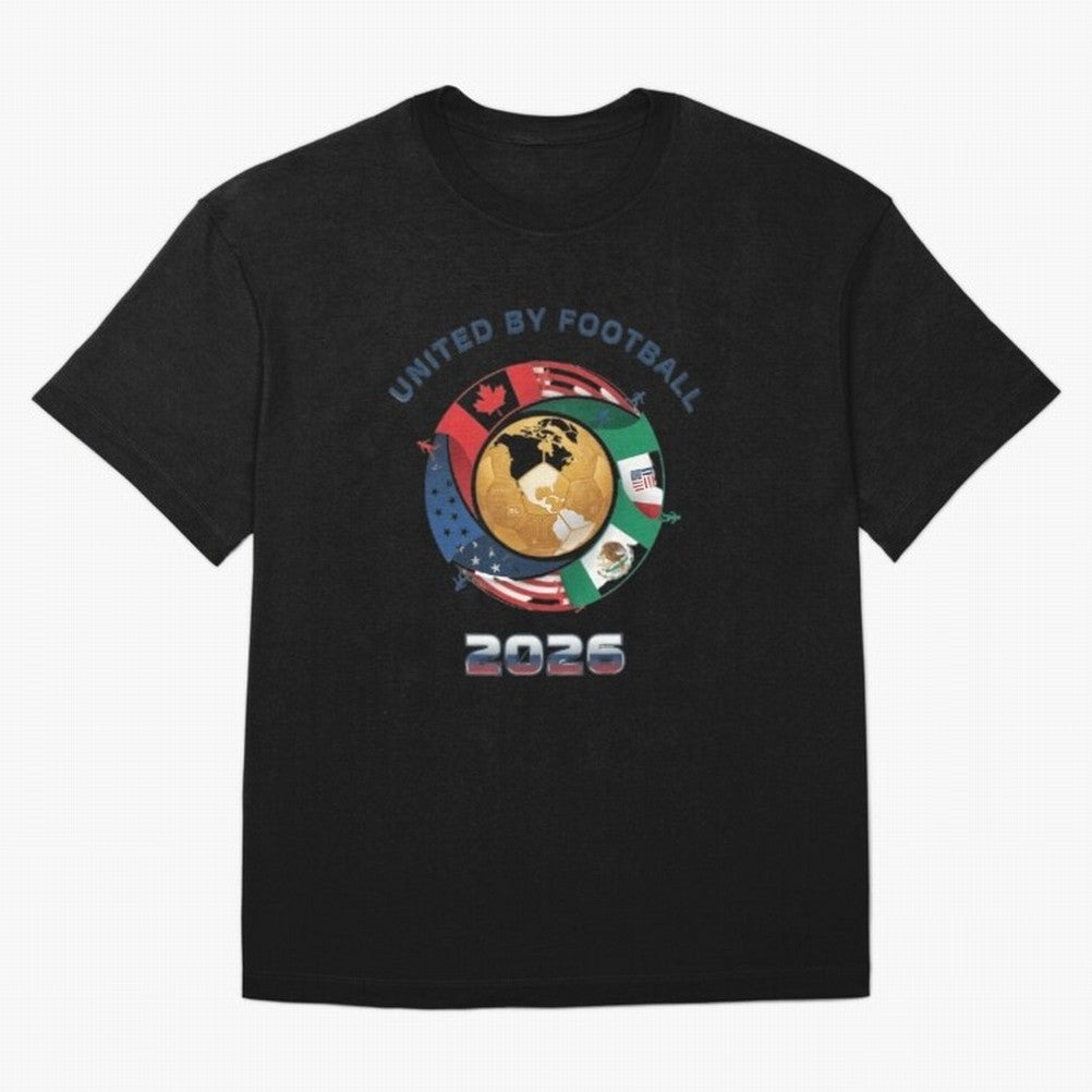 United By Football 2026 Oversized T-Shirt Celebrate Global Football Passion for FIFA World Cup 2026 Group Stage, with Cristiano Ronaldo, England, Football History, Final Match Energy, Crowd Noise and Once in a Lifetime Moments; Built for Supporters