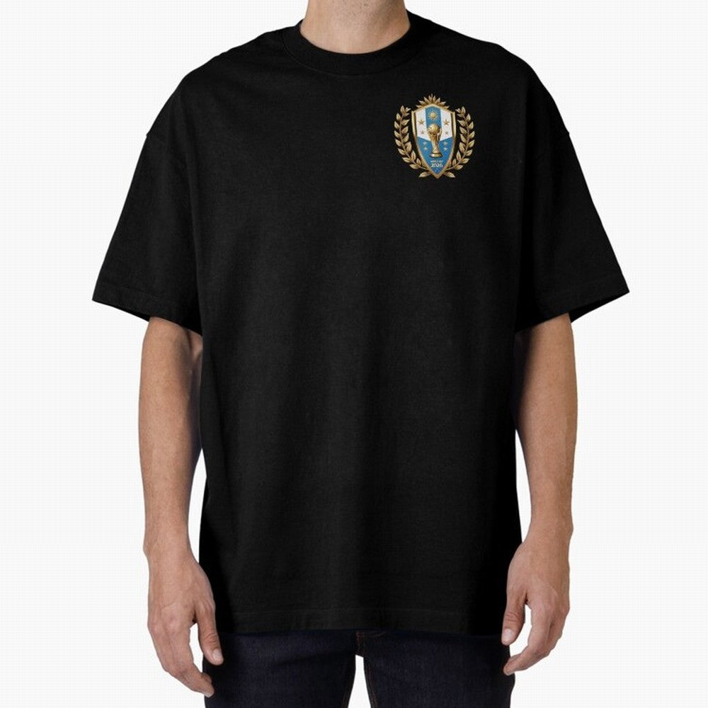 Argentina World Cup 2026 Oversized T-Shirt Turn Football Passion into Global Football Passion for FIFA World Cup 2026 USA Canada Mexico, Filled with Messi, Germany, Goal Celebration Energy, Supporter Heritage, Football Icons and Worldwide
