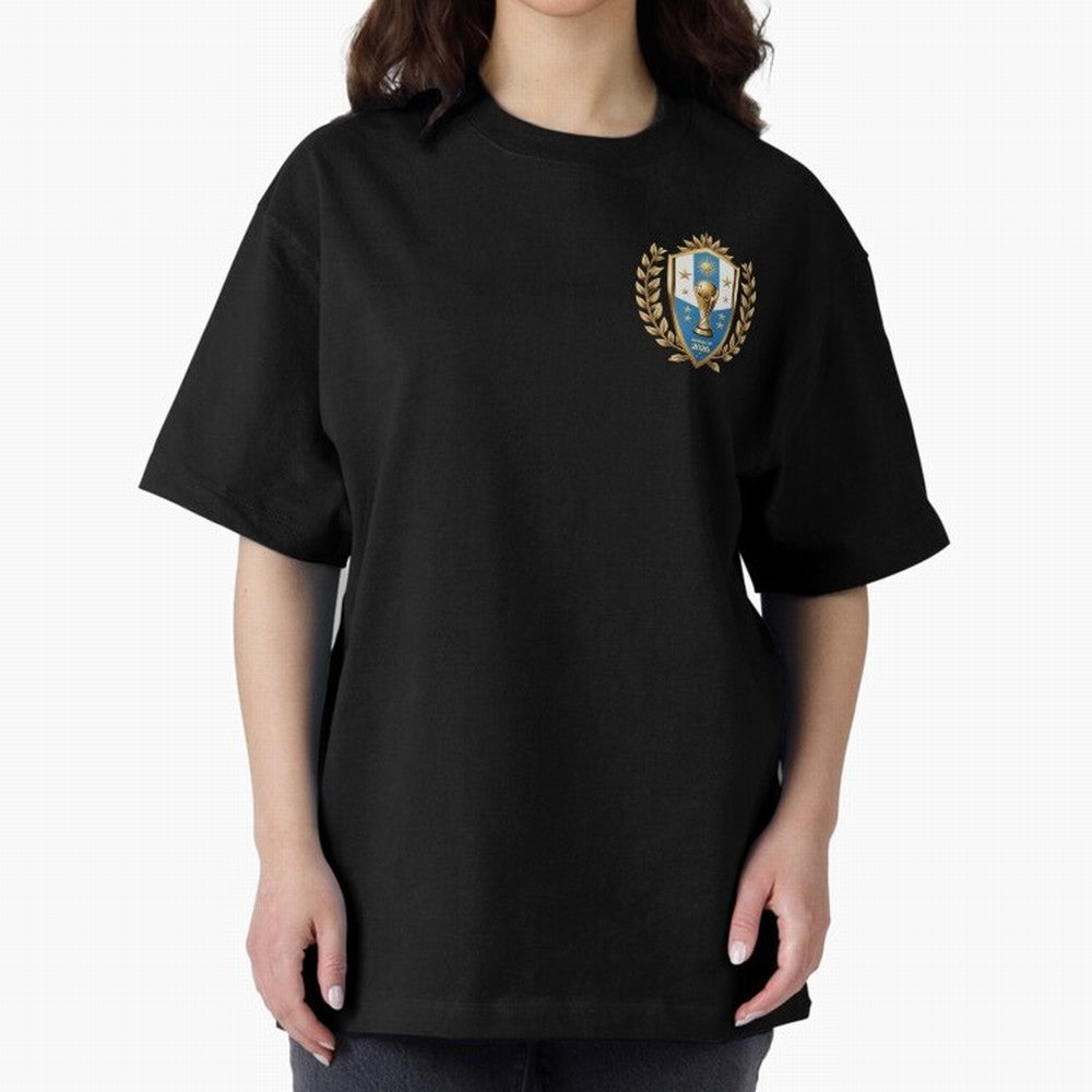 Argentina World Cup 2026 Oversized T-Shirt Turn Football Passion into Global Football Passion for FIFA World Cup 2026 USA Canada Mexico, Filled with Messi, Germany, Goal Celebration Energy, Supporter Heritage, Football Icons and Worldwide