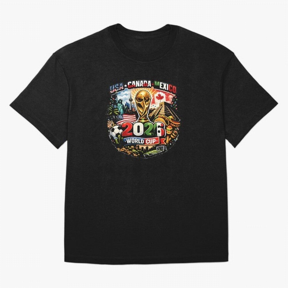 World Cup 2026 Funny Soccer Tournament 2026 T-Shirt_88656674 Oversized T-Shirt Honor Football Greatness during Global Football Passion for FIFA World Cup 2026 Group Stage, Capturing Mbappe, France and Portugal, Global Supporter Spirit, Legendary