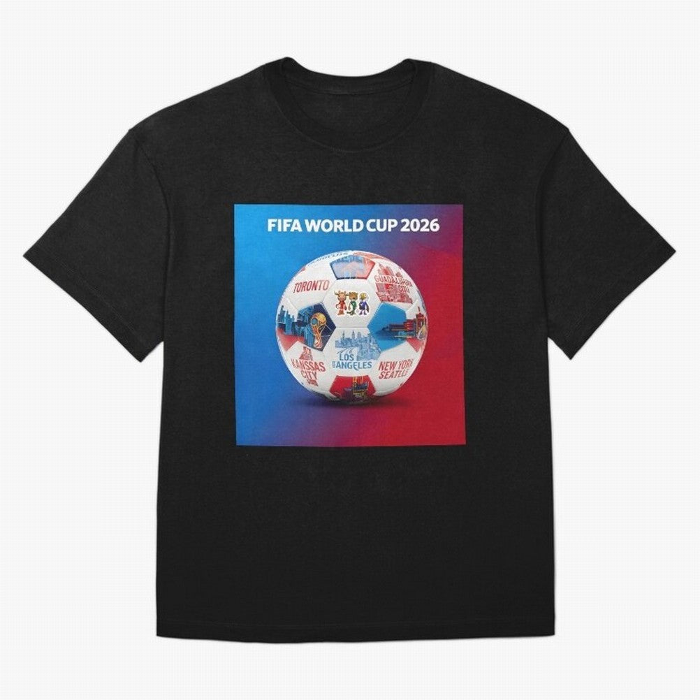 North America Football 2026 Oversized T-Shirt Celebrate National Team Dreams in the FIFA World Cup 2026 Group Stage Journey through CR7 and Messi Highlights, England and Germany Pride, Champion Mindset, Group Stage Buzz, Knockout Tension and