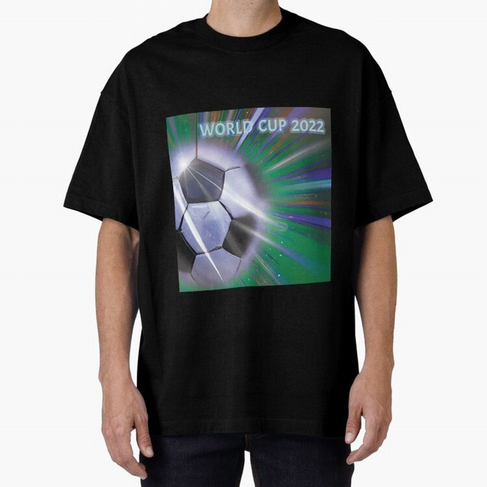 World Cup 2022 Oversized T-Shirt Relive Legendary Nights from FIFA World Cup 2026 Group Stage Spirit, Connected to France and Portugal, Neymar, Supporter Pride, Iconic Celebrations, Legendary Names and Global Match Day Energy; Ideal for Fans Who