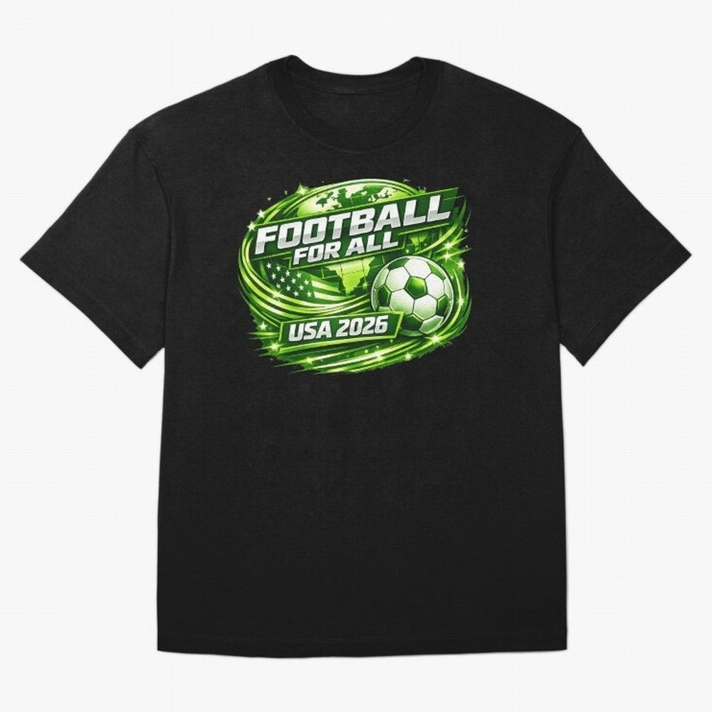 World Cup 2026 Oversized T-Shirt Cheer through Every Moment of the FIFA World Cup 2026 Journey through Haaland and Mbappe Highlights, England and Germany Pride, Vintage Soccer Flavor, Modern Football Stars, National Flags and Final Night Emotion;