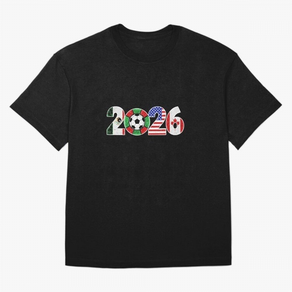 North American Soccer Spirit Team 2026 T-Shirt_82770209 Oversized T-Shirt Carry National Pride through FIFA World Cup 2026 Group Stage Highlighting Haaland, Brazil Energy, Supporter Pride, Iconic Celebrations, Legendary Names and Global Match Day