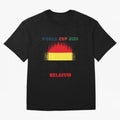 BELGIUM WORLD CUP 2026 Oversized T-Shirt Bring World Football Passion into FIFA World Cup 2026 USA Canada Mexico for Fans of Messi, Neymar and Mbappe and France and Portugal, Bringing Stadium Memories, Football Loyalty, International Chants and