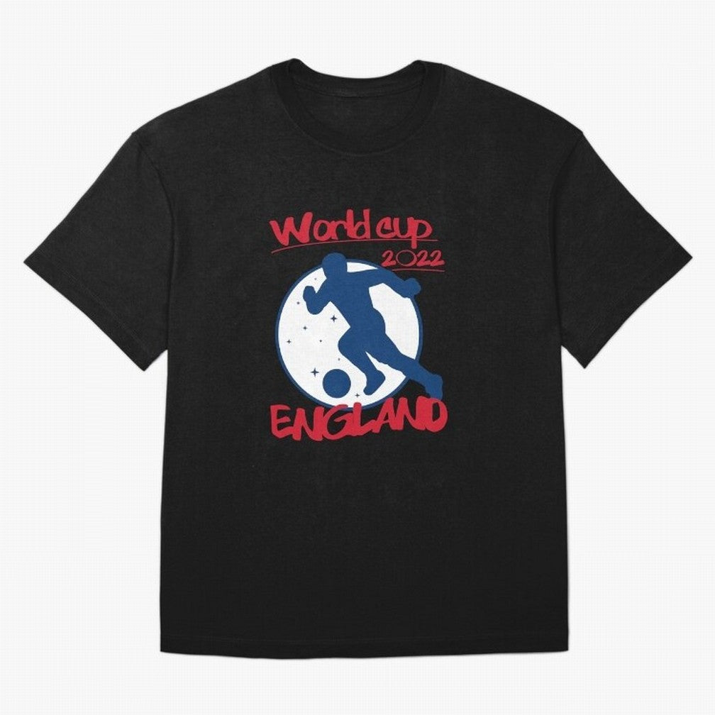 England World Cup 2022 Oversized T-Shirt Embrace Global Football Passion for FIFA World Cup 2026, Built around Messi, Neymar and Mbappe, Argentina, France and Brazil, Stadium Memories, Football Loyalty, International Chants and Championship