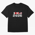 Glitched United 2026 Cup - North America Emblem Part 2 T-Shirt_82924673 Oversized T-Shirt Remember FIFA World Cup 2026 Spirit, Filled with England and Germany, Messi, Championship Spirit, Famous Goals, Roaring Crowds and International Football