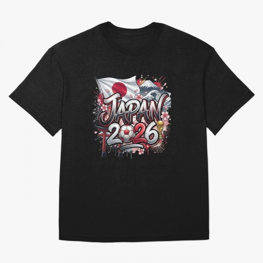 Japan World Cup 2026 Football Legacy Oversized T-Shirt Bring Match Day Fire to the FIFA World Cup 2026 USA Canada Mexico Journey through Haaland and Mbappe Highlights, Germany Pride, Football History, Final Match Energy, Crowd Noise and Once in a