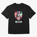 North United America Shield 2026 Cup Oversized T-Shirt Show Match Day Excitement for FIFA World Cup 2026 Featuring Messi, CR7 and Mbappe, Netherlands Energy, Tournament Hype, Historic Matchups, Family Viewing Parties and Global Sports Pride; Ideal