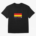Usa 2026 World Cup Fever Americas Football. Oversized T-Shirt Make Memories around Global Football Passion for FIFA World Cup 2026 Group Stage, Filled with Messi, Neymar and Mbappe, Brazil, Worldwide Fan Energy, Dramatic Goals, Stadium Lights and