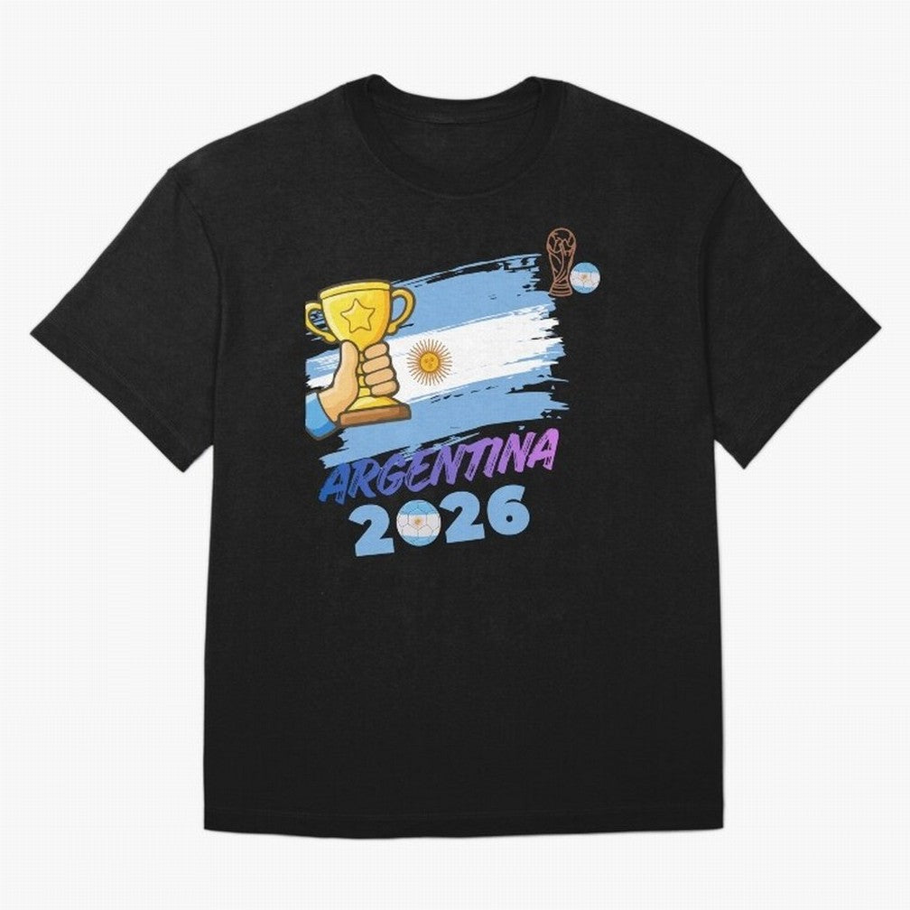 Argentina world cup design Oversized T-Shirt Turn Football Passion into Global Football Passion for FIFA World Cup 2026 Group Stage, Capturing Cristiano Ronaldo, Haaland and CR7, Argentina and Brazil, Goal Celebration Energy, Supporter Heritage,