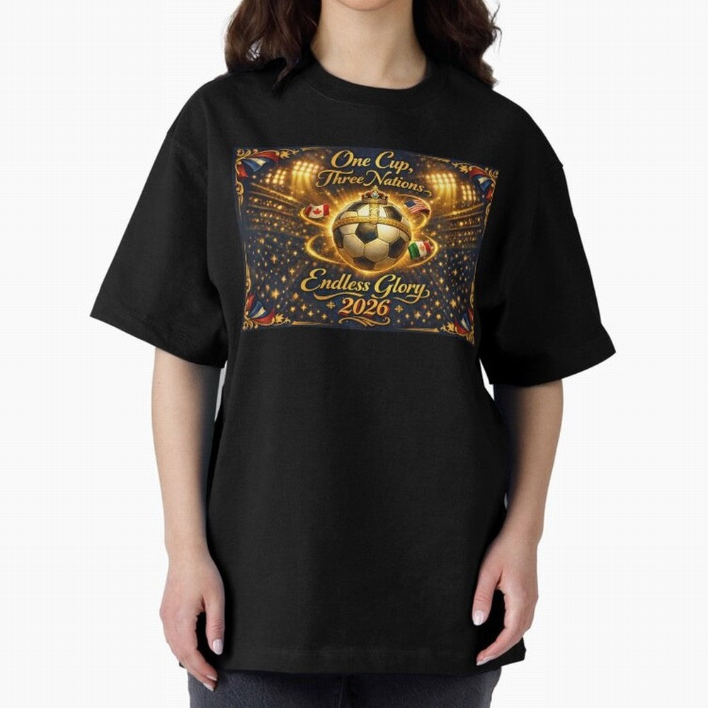 2026 World Cup Celebration inpired by renaissance art Oversized T-Shirt Show Fan Pride Across FIFA World Cup 2026 Group Stage for Fans of Neymar, Haaland and Cristiano Ronaldo and Portugal, Spain and Germany, Bringing Football Festival Excitement,