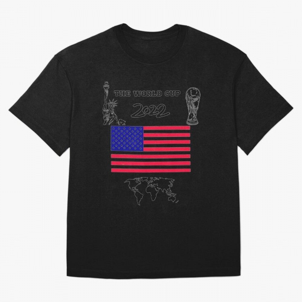 T-shirt for World cup, USA Oversized T-Shirt Enjoy FIFA World Cup 2026 Group Stage Driven by Messi, Neymar and Mbappe, France Energy, Classic Soccer Heritage, Championship Pressure, Fan Loyalty and International Pride; Perfect for Supporters Who