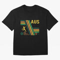 Australia Women's World Cup Oversized T-Shirt Celebrate the Road through FIFA World Cup 2026 Group Stage Spirit, Centered on England and Germany, CR7 and Messi, Vintage Soccer Flavor, Modern Football Stars, National Flags and Final Night Emotion;