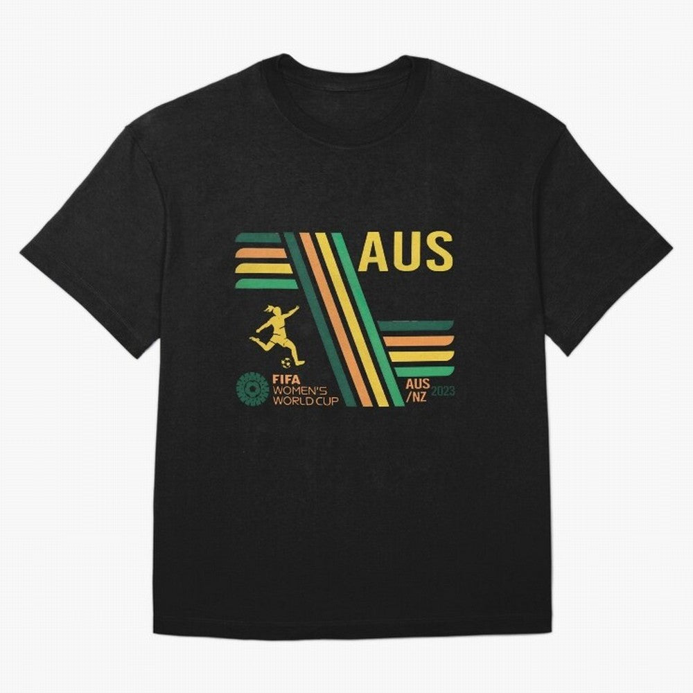 Australia Women's World Cup Oversized T-Shirt Celebrate the Road through FIFA World Cup 2026 Group Stage Spirit, Centered on England and Germany, CR7 and Messi, Vintage Soccer Flavor, Modern Football Stars, National Flags and Final Night Emotion;