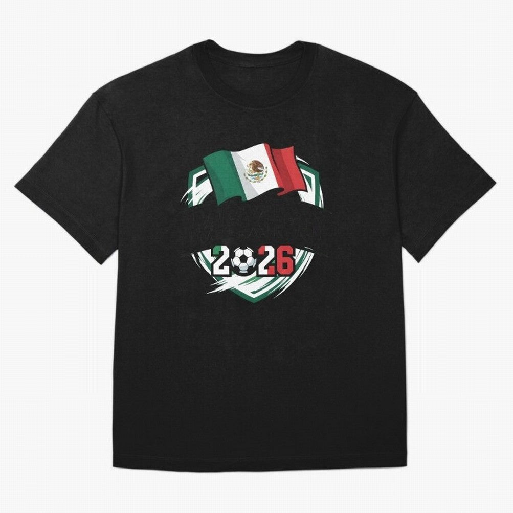 MEXICO World Cup 2026 Gift ¨C MEXICO Football Oversized T-Shirt Follow the Road to FIFA World Cup 2026 Featuring Neymar, Germany Energy, Global Supporter Spirit, Legendary Goals, National Colors and Tournament Celebration; Perfect for People Who
