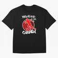 Canada World Cup 2022 Oversized T-Shirt Follow the Road to the FIFA World Cup 2026 USA Canada Mexico Journey through Cristiano Ronaldo, Haaland and CR7 Highlights, Argentina, France and Brazil Pride, Football Festival Excitement, Trophy Ambitions,