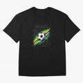 Brazil Soccer 2026 Fan Shirt ¨C Brazil Football Supporter Oversized T-Shirt Feel International Energy from Global Football Passion for FIFA World Cup 2026 USA Canada Mexico, Capturing Mbappe, Spain and Netherlands, Champion Mindset, Group Stage