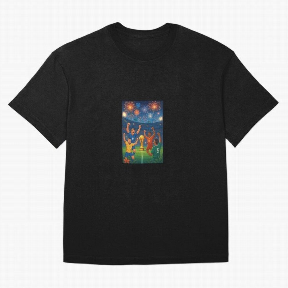 World Cup Oversized T-Shirt Make the Season About FIFA World Cup 2026 Group Stage Driven by CR7 and Messi, France and Portugal Energy, Worldwide Fan Energy, Dramatic Goals, Stadium Lights and Championship Celebrations; Great for Supporters Who Love
