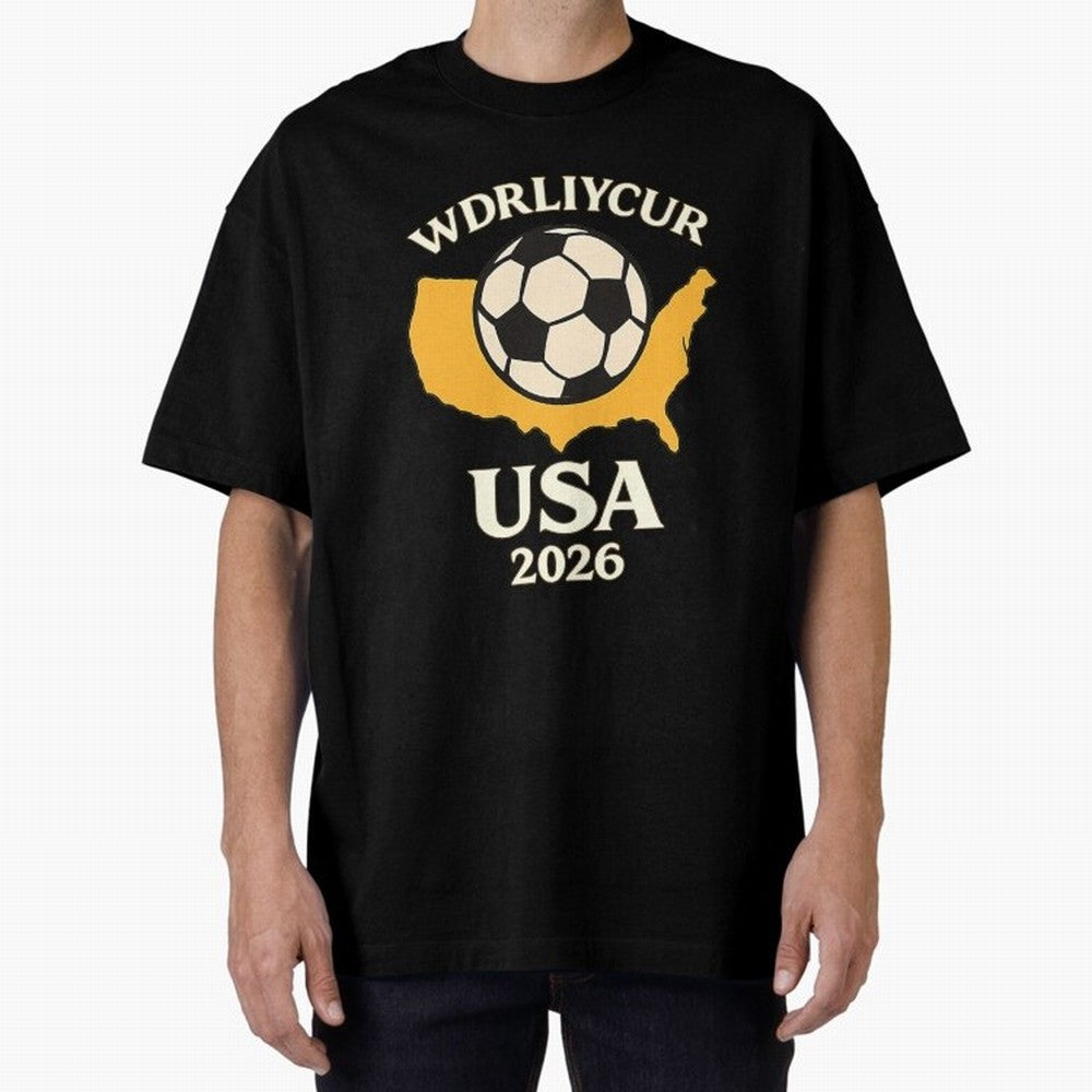 World Cup 2026 USA Soccer Fan T-Shirt Oversized T-Shirt Celebrate FIFA World Cup 2026 Group Stage Spirit, Centered on Netherlands, Messi and Cristiano Ronaldo, Classic Soccer Heritage, Championship Pressure, Fan Loyalty and International Pride;
