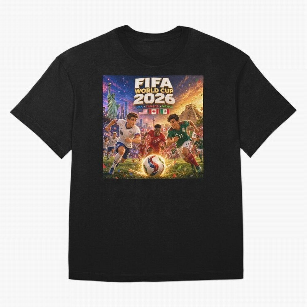 North America Football Festival 2026 #football 2026 Oversized T-Shirt Join the Global Buzz around FIFA World Cup 2026 Group Stage Inspired by Mbappe and Neymar, England and Germany Energy, Game Day Rituals, Football Legends, Country Pride and the