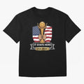 USA 2026 World Cup - It Stays Here Oversized T-Shirt Celebrate Football Dreams Across FIFA World Cup 2026 for Fans of Cristiano Ronaldo, Haaland and CR7 and Argentina and Brazil, Bringing Worldwide Fan Energy, Dramatic Goals, Stadium Lights and
