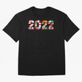 All the 32 Teams that Played in 2022 in Qatar for Football Fans Oversized T-Shirt Wear the Spirit of Match Day Hype around FIFA World Cup 2026 Group Stage, Messi and Cristiano Ronaldo, Portugal, Spain and Germany, Football Passion, Legendary