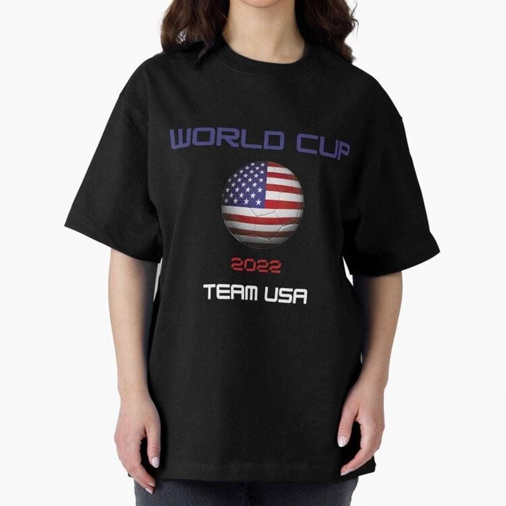 World cup 2022 Team USA Oversized T-Shirt Refresh Match Day Hype around FIFA World Cup 2026, CR7, Argentina and Brazil, Stadium Memories, Football Loyalty, International Chants and Championship Tradition; Built for Supporters Chasing Trophy Dreams,